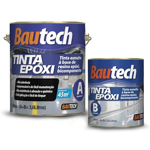 BAUTECH TINTA EPOXI CINZA MEDIO(GL 3,6L)