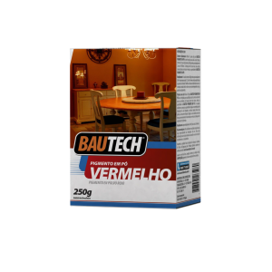BAUTECH PIGMENTO EM PO VERMELHO CX 250G